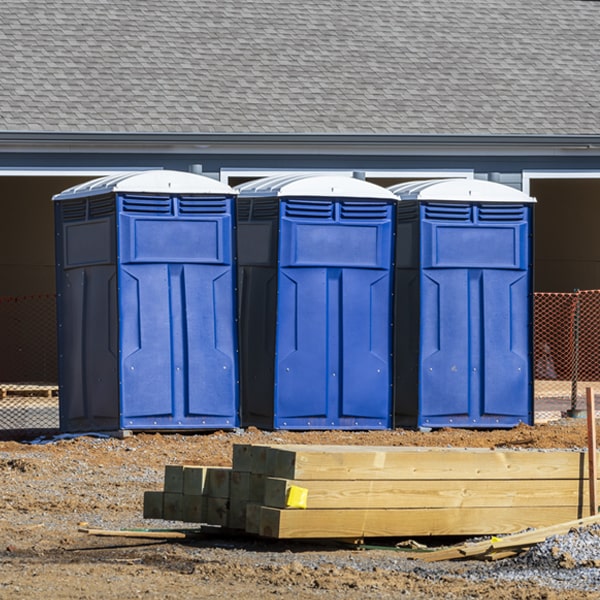 how can i report damages or issues with the porta potties during my rental period in Finderne